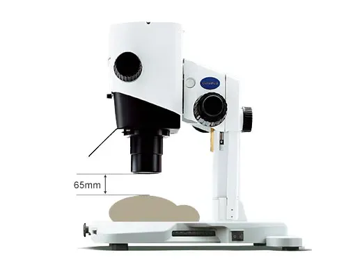 فاصله کاری میکروسکوپ MVX10